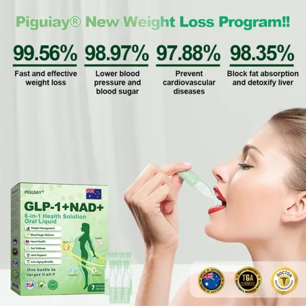 PIGUIAY® GLP-1 Six-in-One Health Solution Oral Liquid