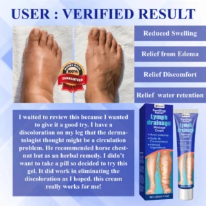 Elycura™ Lymphatic Drainage Massage Cream