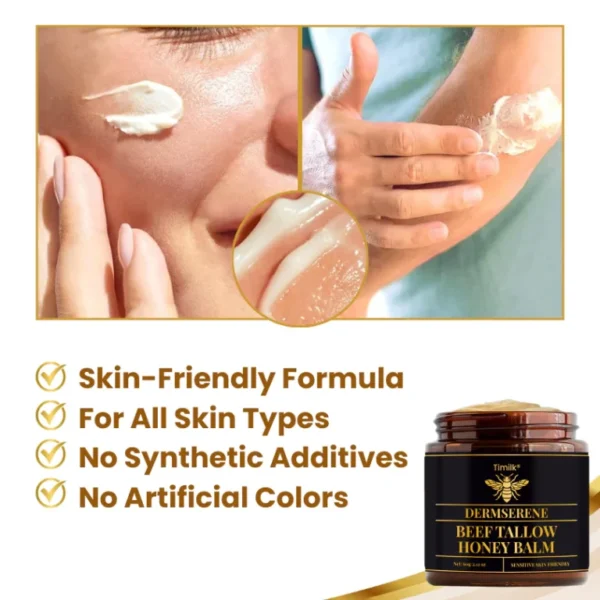 Timilk® DermSerene Beef Tallow Honey Balm